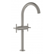 Смеситель для раковины GROHE Atrio двухвентильный, XL-Size, суперсталь 