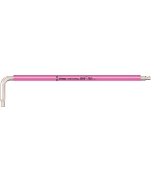 Г-образный ключ WERA 3950 SPKL Multicolour с шаром, 3 x 123 мм 022663