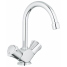 Смеситель для раковины GROHE Costa L с донным клапаном и высоким С-изливом, хром 