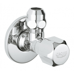 Вентиль угловой GROHE 1/2″-3/8″ для подключения смесителей, хром 