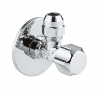 Вентиль угловой GROHE 1/2″-3/8″ для подключения смесителей, хром 
