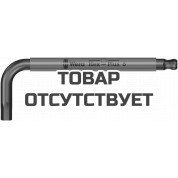 Г-образный ключ WERA 950 SPKS Multicolour с шаром, 6 x 100 мм 022675