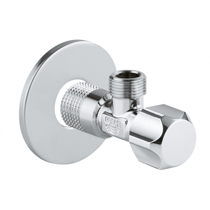 Вентиль угловой 1/2 дюйма GROHE, хром 