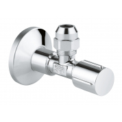 Вентиль угловой GROHE 1/2″-3/8″ для подключения смесителей, хром 