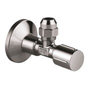 Вентиль угловой GROHE 1/2 дюйма-3/8 дюйма, 1 шт, темный графит, глянец (22037A00)
