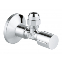 Вентиль угловой GROHE 1/2″-3/8″ для подключения смесителей, хром 