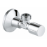 Вентиль угловой 1/2 дюйма GROHE, хром 