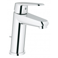 Смеситель для раковины GROHE Eurodisc Cosmopolitan с донным клапаном, уменьшенный, хром 