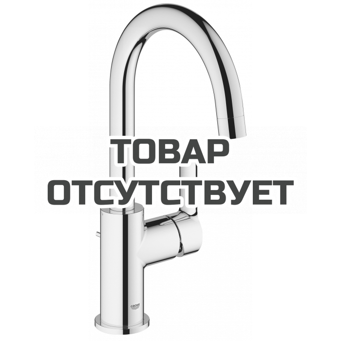 Смеситель для раковины GROHE BauEdge с донным клапаном, L-Size, хром 