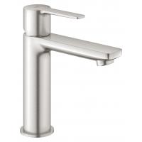 Смеситель для раковины GROHE Lineare с донным клапаном, суперсталь 