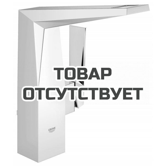 Смеситель для раковины GROHE Allure Brilliant с донным клапаном, высокий излив, хром 