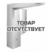 Смеситель для раковины GROHE Allure Brilliant с высоким изливом, с донным клапаном, суперсталь 