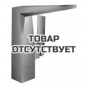 Смеситель для раковины GROHE Allure Brilliant с высоким изливом, гладкий корпус, темный графит матовый 