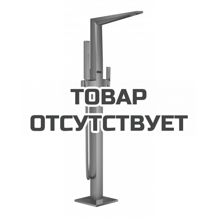 Внешняя часть смесителя для ванны GROHE Allure Brilliant напольного монтажа, темный гарфит матовый 