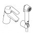 Смеситель для раковины GROHE Eurosmart с цепочкой и гигиеническим душем, хром 