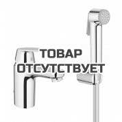 Смеситель для раковины GROHE Eurosmart Cosmopolitan с цепочкой и гигиеническим душем, S-Size, хром 