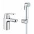 Смеситель для раковины GROHE Eurosmart Cosmopolitan с цепочкой и гигиеническим душем, S-Size, хром 