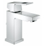 Смеситель для раковины GROHE Eurocube с донным клапаном и ограничением расхода воды, хром 