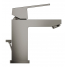 Смеситель для раковины GROHE Eurocube с донным клапаном, темный графит матовый 