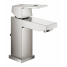 Смеситель для раковины GROHE Eurocube с донным клапаном, суперсталь 