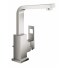 Смеситель для раковины GROHE Eurocube с донным клапаном и высоким изливом, суперсталь 