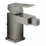 Смеситель для биде GROHE Eurocube с донным клапаном, темный графит матовый 
