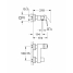 Смеситель для душа GROHE Eurocube, темный графит матовый 