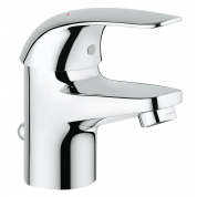 Смеситель для раковины GROHE Euroeco с донным клапаном, хром 