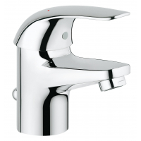Смеситель для раковины GROHE Euroeco с донным клапаном, хром 