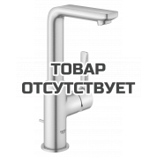 Смеситель для раковины GROHE Lineare с донным клапаном, L-Size, суперсталь 