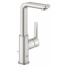 Смеситель для раковины GROHE Lineare с донным клапаном, L-Size, суперсталь 
