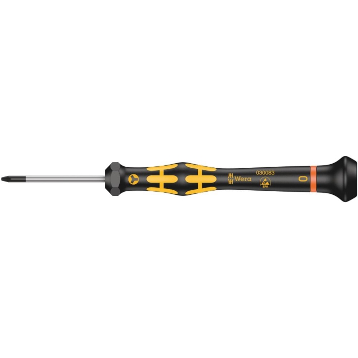 Отвёртка WERA 1572 ESD Microstix Kraftform Micro антистатическая прецизионная 0 x 40 мм 030083