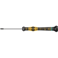 Отвёртка WERA 1567 TORX BO ESD Kraftform Micro антистатическая прецизионная TX 6 H x 60 мм с отверстием под штифт 030113
