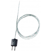 Термопара с адаптером т/п, гибкая, длина 1500мм, фибро стекло (термопара Тип К)     