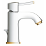 Смеситель для раковины GROHE Grandera с донным клапаном, хром/золото 