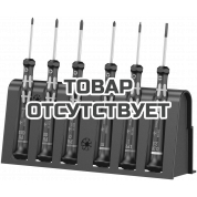 Набор отвёрток WERA 1550/6 ESD Kraftform Micro антистатических прецизионных 6 пр., PH/SL/IPR/Microstix 030180