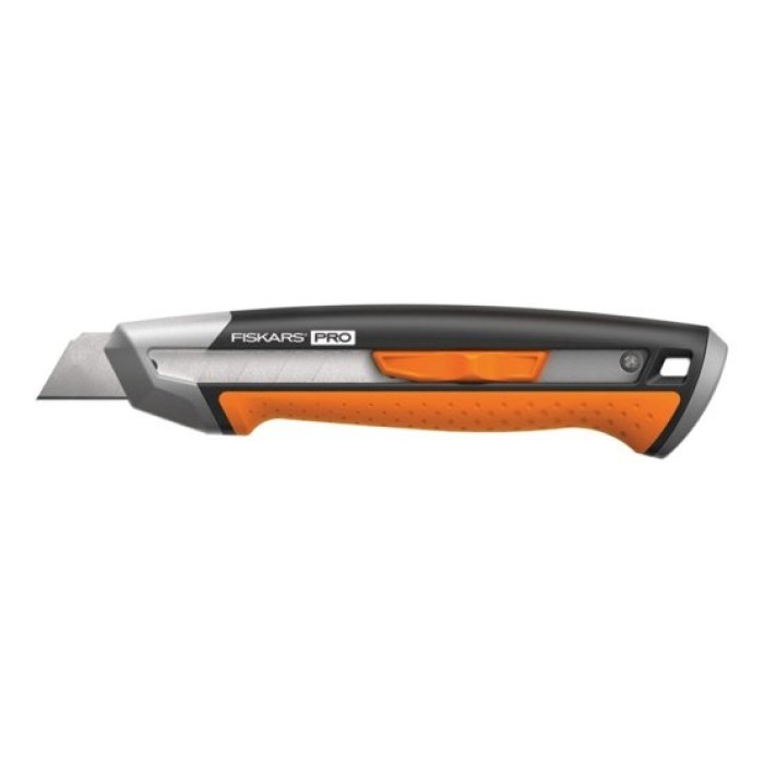 Нож строительный Fiskars 18 мм CarbonMax
