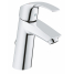 Смеситель для раковины GROHE Eurosmart с цепочкой и средним изливом, хром 