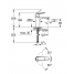 Смеситель для раковины GROHE Eurosmart Cosmopolitan, M-Size, хром 