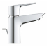Смеситель для раковины GROHE BauEdge с ограничителем температуры и рычажным донным клапаном, S-Size, хром 