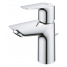 Смеситель для раковины GROHE BauEdge с ограничителем температуры и рычажным донным клапаном, S-Size, хром 
