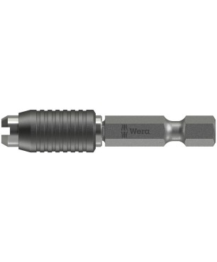 Битодержатель универсальный WERA 898/4/9-21 быстросъёмный 1/4" E6.3, для бит 4 мм Halfmoon/HIOS, 50 мм 051500