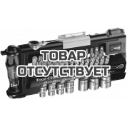 Набор бит и головой с трещоткой и отвёрткой-битодержателем WERA Tool-Check PLUS Imperial 39 пр. 056491