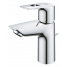 Смеситель для раковины GROHE BauLoop с ограничителем температуры и рычажным донным клапаном, S-Size, хром 