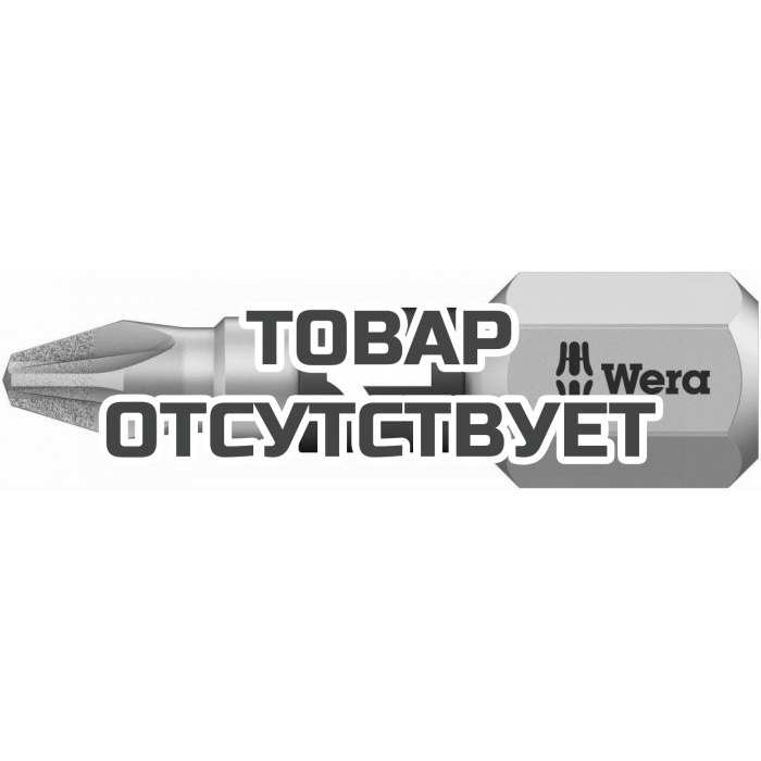 Бита торсионная WERA 855/1 BDC PZ 1/4" C6.3, PZ 1 x 25 мм 056700