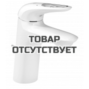 Смеситель для раковины GROHE Eurostyle с донным клапаном и энергосберегающим картриджем, белая луна 