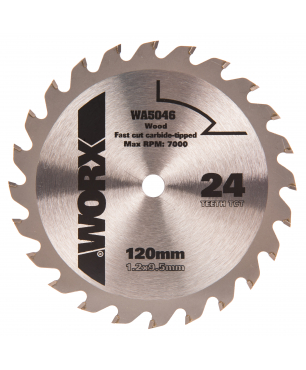 Пильный диск твердосплавный WORX WA5046 24T TCT