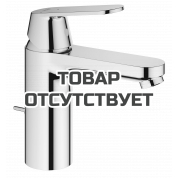 Смеситель для раковины GROHE Eurosmart Cosmopolitan с донным клапаном и энергосберегающим картриджем, средний излив хром 