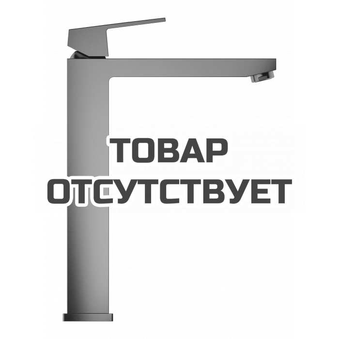Смеситель для раковины GROHE Eurocube, темный графит матовый 
