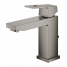 Смеситель для раковины GROHE Eurocube с донным клапаном, темный графит матовый 